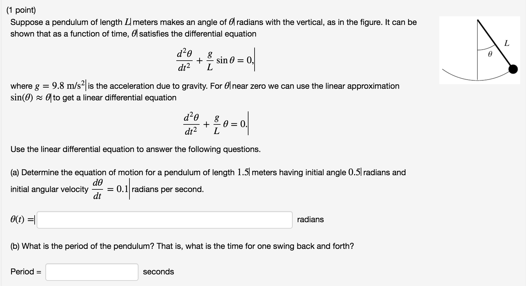 solved-suppose-a-pendulum-of-length-l-meters-makes-an-angle-chegg