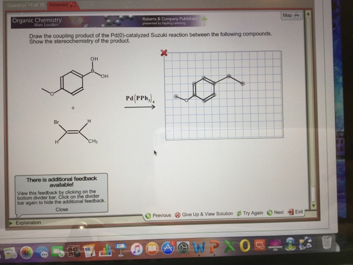 Solved Draw the coupling product of the Pd(0)-catalyzed | Chegg.com