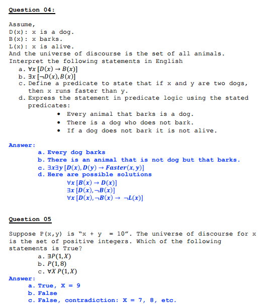 Logic Questions And Answers