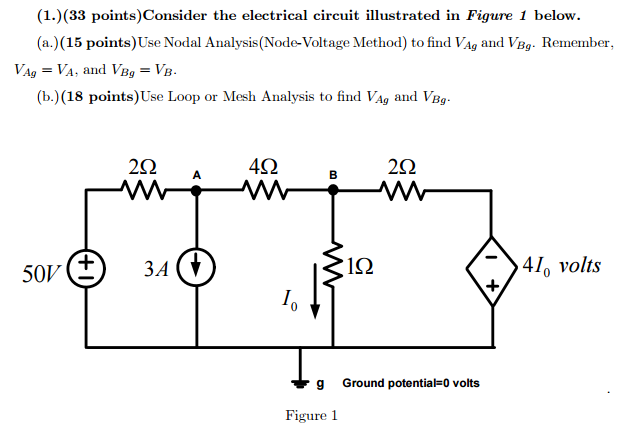 Solved Consider the electrical circuit illustrated in Figure | Chegg.com