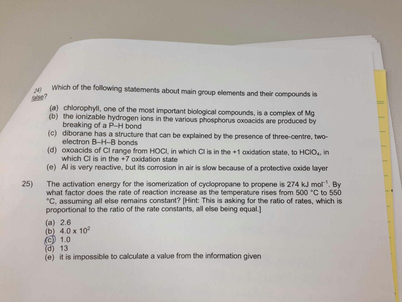Solved Which of the following statements about main group | Chegg.com