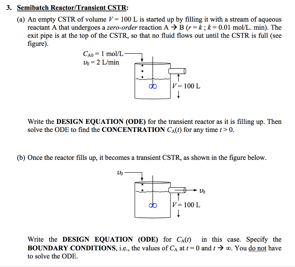 Cstr Design Equation Concentration Tessshebaylo