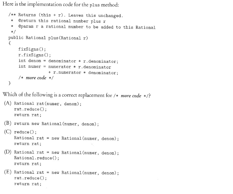 Solved Here is the implementation code for the plus | Chegg.com