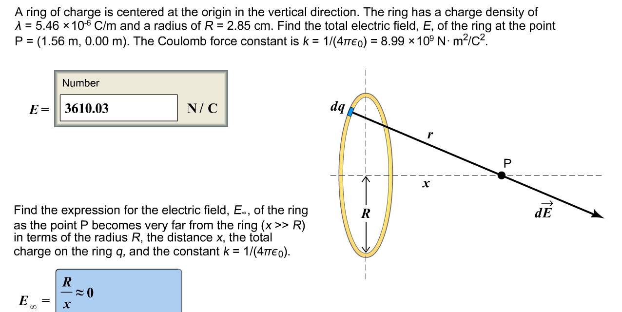 Solved Find the expression for the electric field E of Chegg