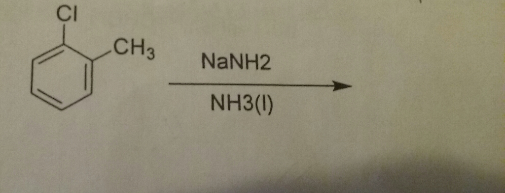 Solved CH NaNH2 NH3(l) | Chegg.com