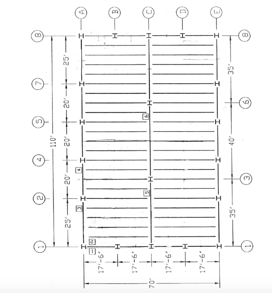 Given: The Roof Framing Plan Service Live Load = 100 | Chegg.com