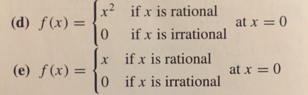 Solved Determine if each function f is differentiable at the | Chegg.com