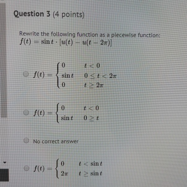 Solved Question 3 (4 points) Rewrite the following function | Chegg.com