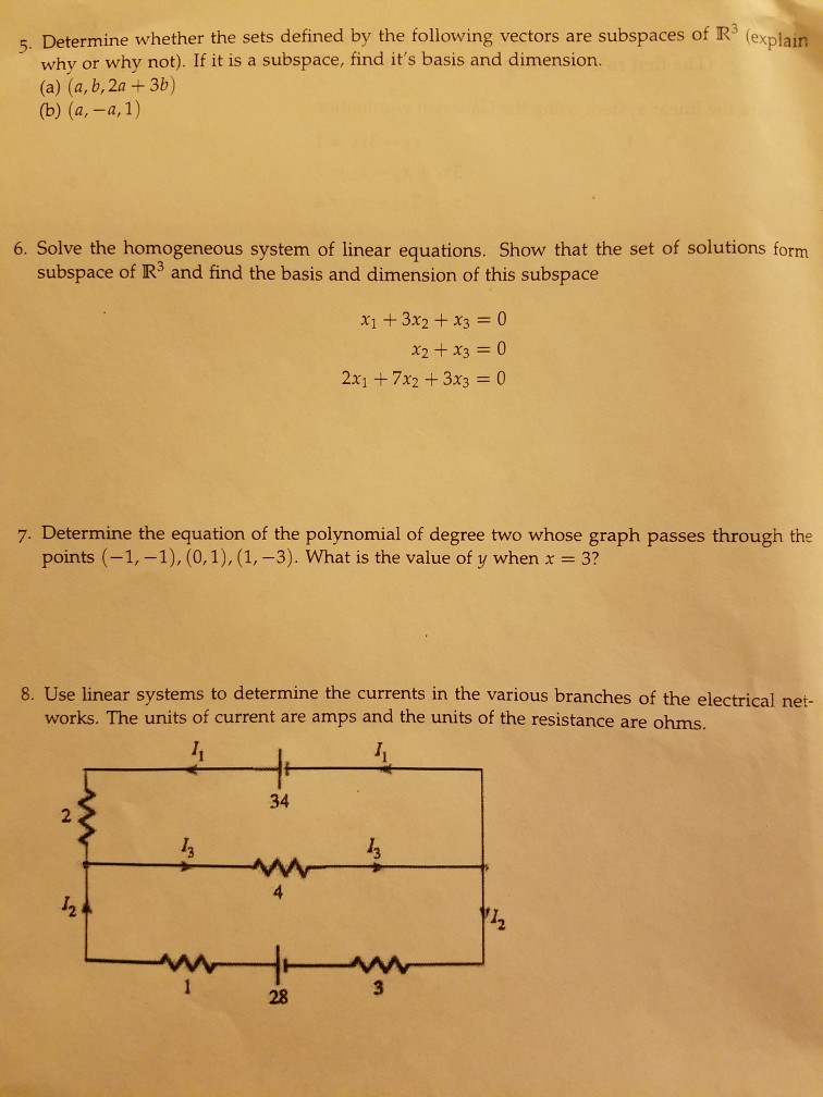 Solved 5 Determine Whether The Sets Defined By The