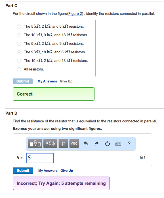 Solved Part A For the circuit shown in the figure(Figure 1) | Chegg.com