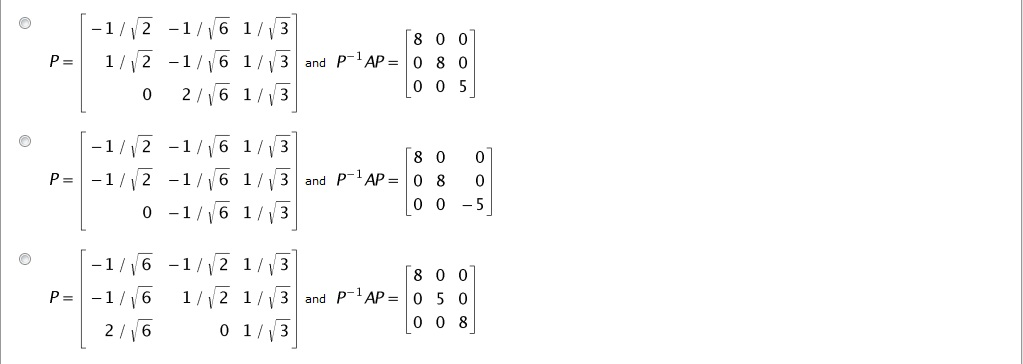 P 1ap Solved Find a matrix P that orthogonally diagonalizes A, and | Chegg.com
