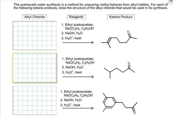 Solved The acetoacetic ester synthesis is a method for | Chegg.com