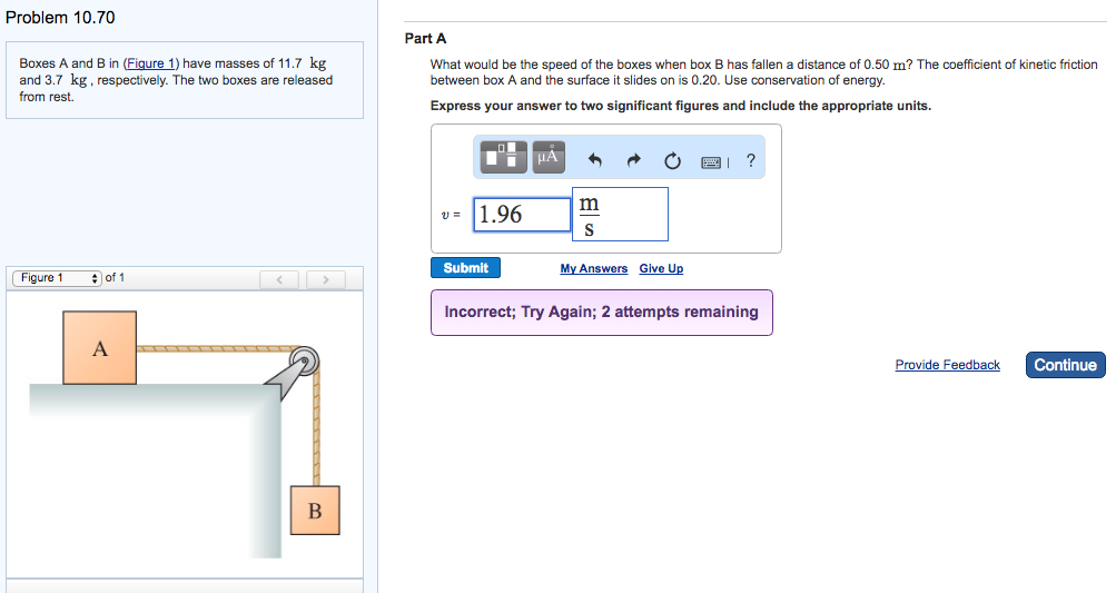 Solved Boxes A and B in (Figure 1) have masses of 11.7 kg