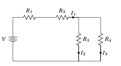 Solved Find I1, I2, I3, given V = 10V, R1 = 11Ω, R2 = 7Ω, | Chegg.com