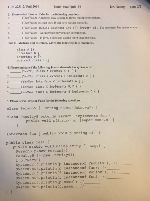Solved A method may declare to throw multiple exceptions.