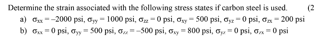 Solved Determine (using matrices) the strain associated with | Chegg.com