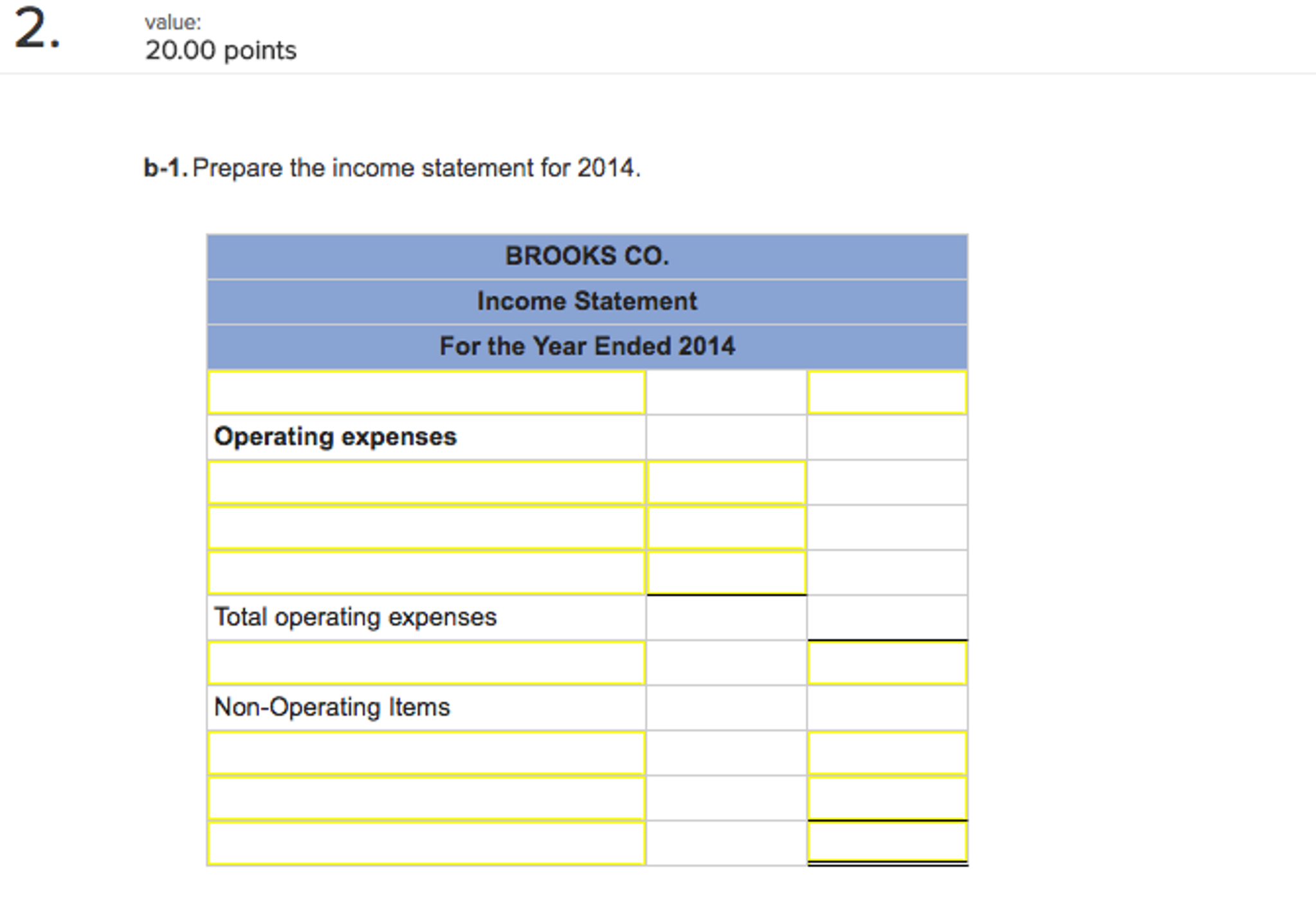 Solved The following transactions apply to Brooks Co. for