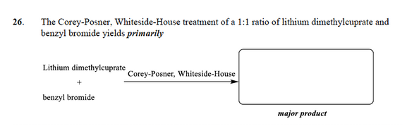 Solved The Corey-Posner, Whiteside-House treatment of a 1:1 | Chegg.com