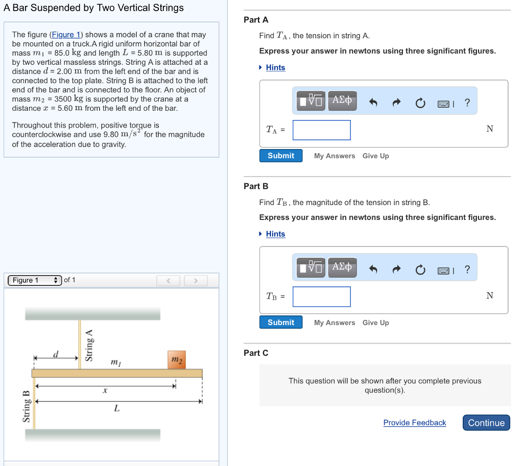 Solved The figure (Figure 1) shows a model of a crane that | Chegg.com