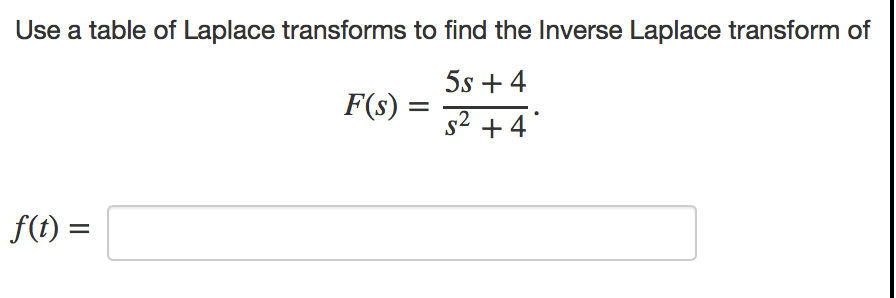 inverse laplace transform table inverse laplace transform table
