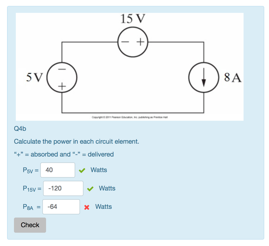 Solved Need help with circuits question? I have the first | Chegg.com