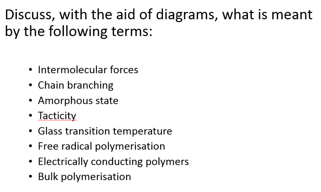 Discuss, with the aid of diagrams, what is meant by