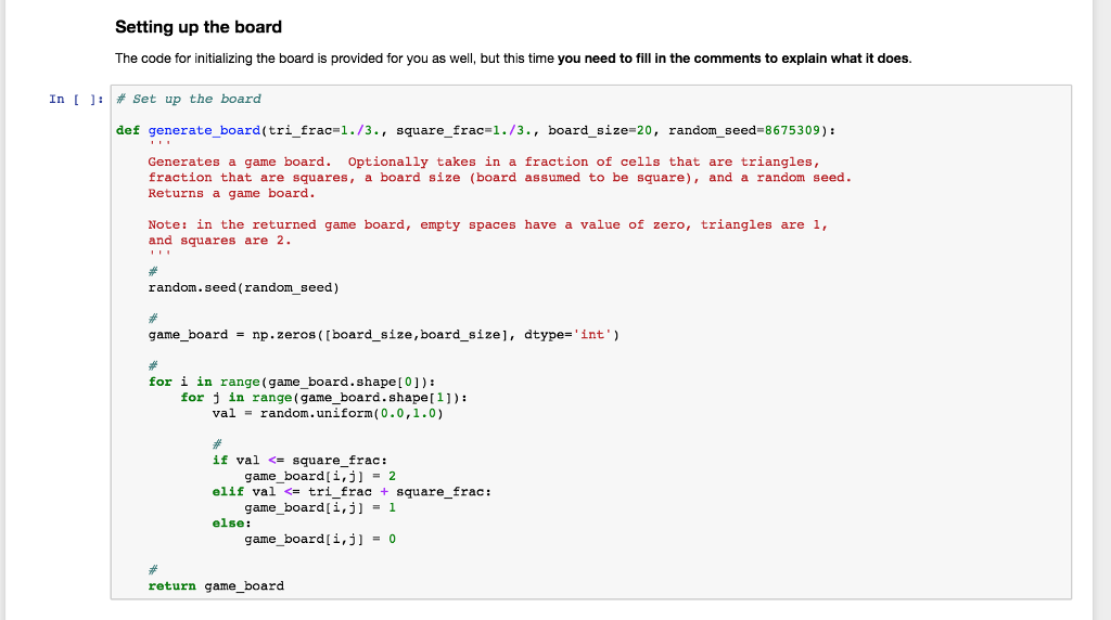 Agent Based Modelling In Python. All Instructions Are | Chegg.com