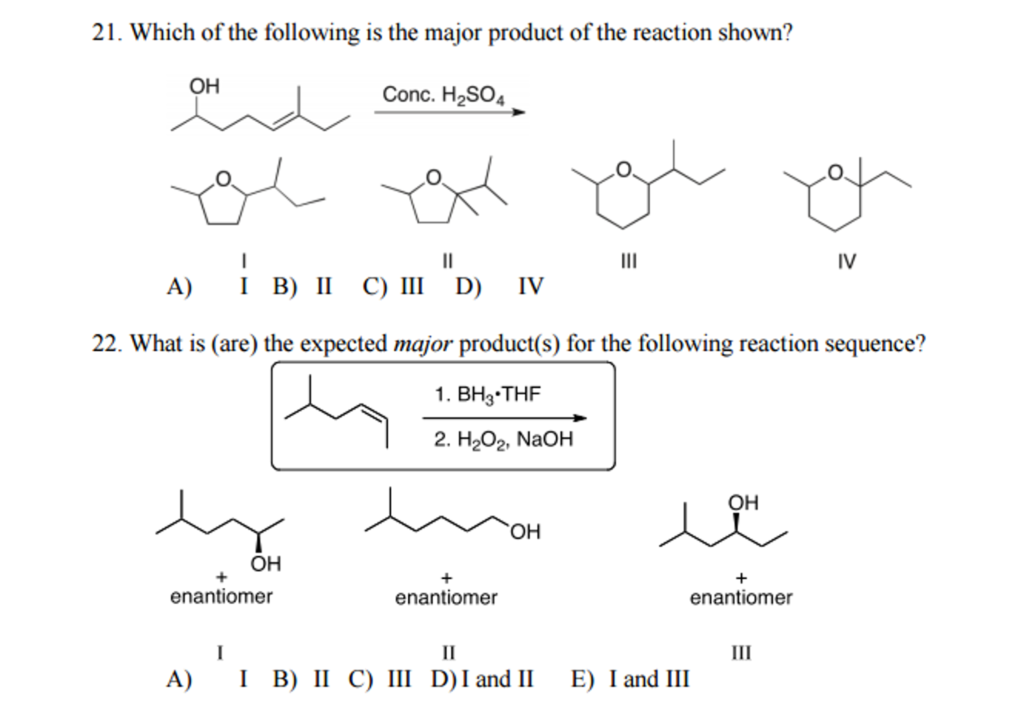 solved-which-of-the-following-is-the-major-product-of-the-chegg