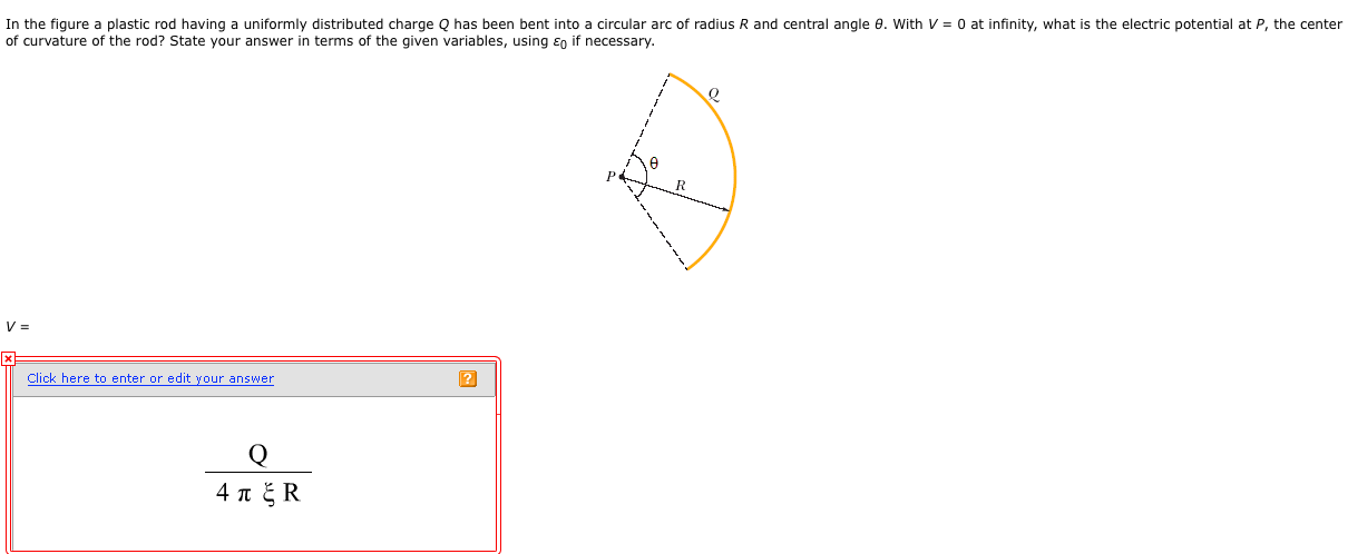 Solved In the figure a plastic rod having a uniformly | Chegg.com