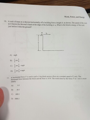 Solved Period: AP Physics 1: Work, Power, And Energy | Chegg.com