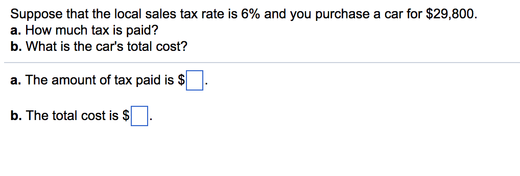 How to find a sales tax rate