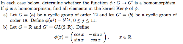 Solved In each case below, determine whether the function | Chegg.com