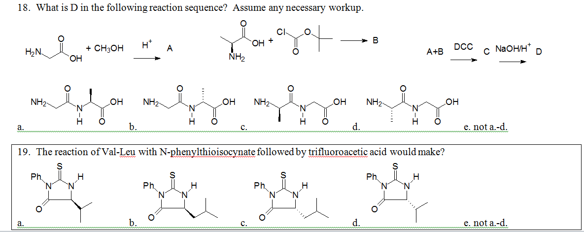 what-is-d-in-the-following-reaction-sequence-assume-chegg