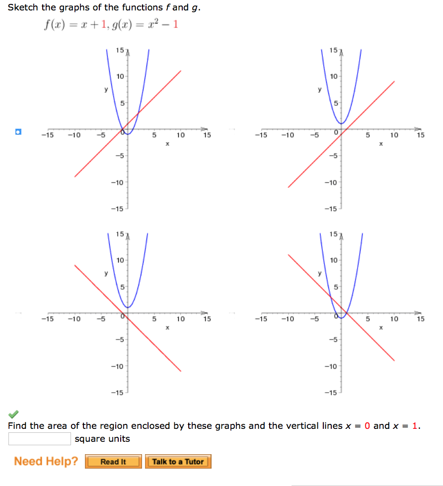 Solved Sketch The Graphs Of The Functions F And G F X X