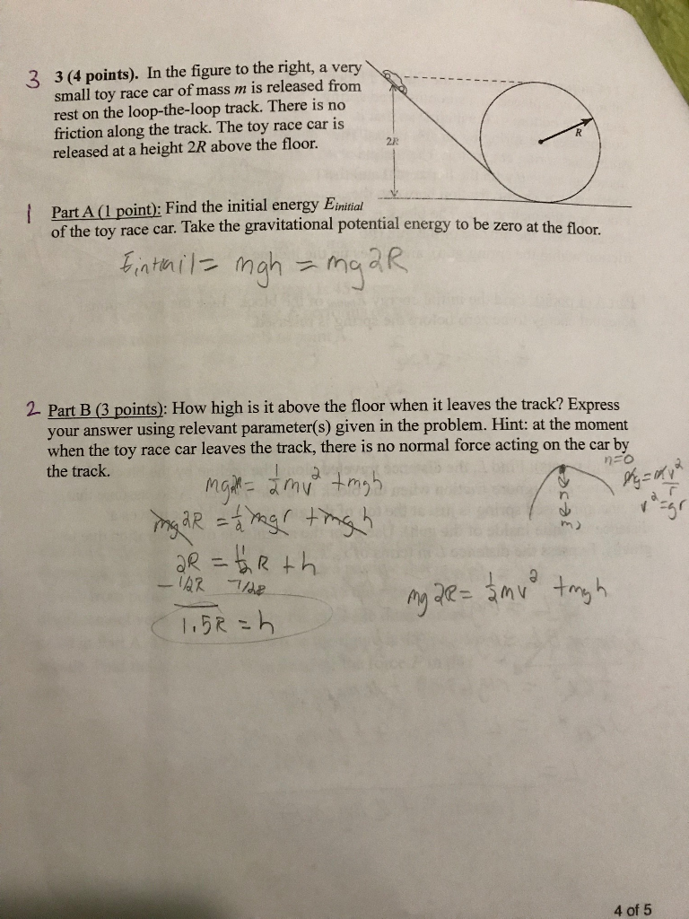 Solved 3(4 points). In the figure to the right, a very small | Chegg.com