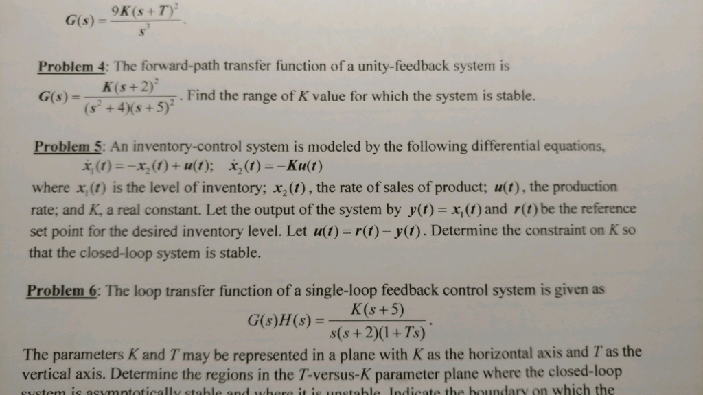 Solved The Forward-path Transfer Function Of A | Chegg.com