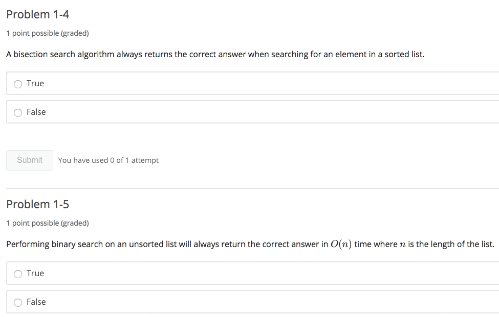 Solved A bisection search algorithm always returns the | Chegg.com