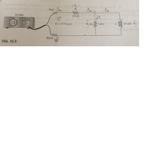 Solved Determine the phase angle between V1 and V2. | Chegg.com