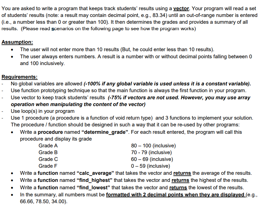 Solved You Are Asked To Write A Program That Keeps Track Chegg Solved You Are Asked To Write A Program That Keeps Track Chegg
