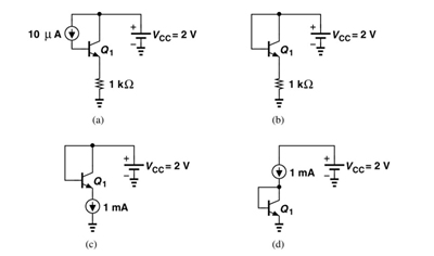 Solved Determine The Operating Point And Small Signal Model 