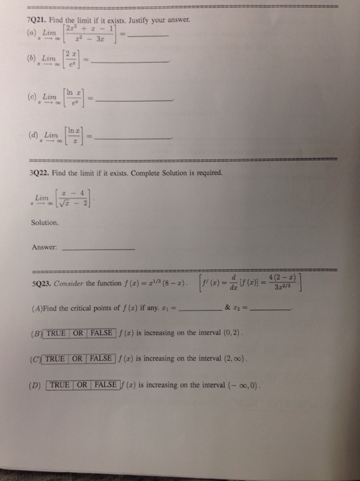 solved-find-the-limit-if-it-exists-justify-your-answer-lim-chegg