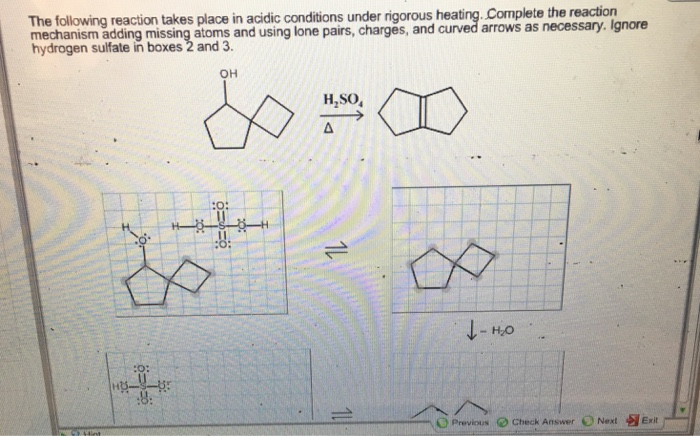 Solved The following reaction takes place in acidic | Chegg.com