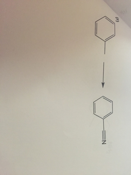 Solved How Would You Synthesize Each Of The Following