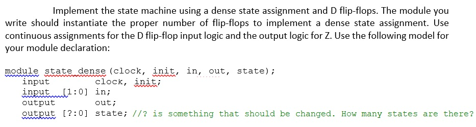 Solved Imagine a state machine that has a two-bit input | Chegg.com