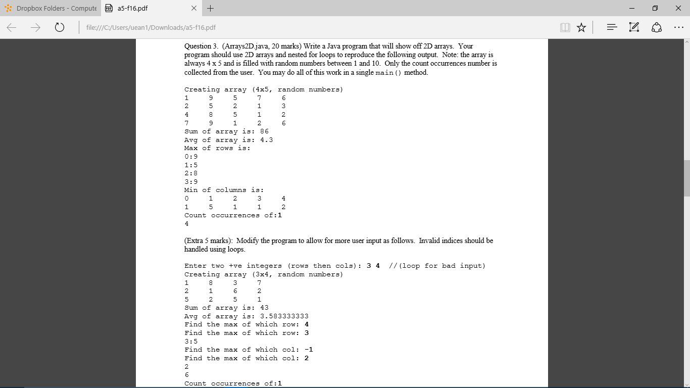 java-display-multidimensional-array-content-c-java-php-programming