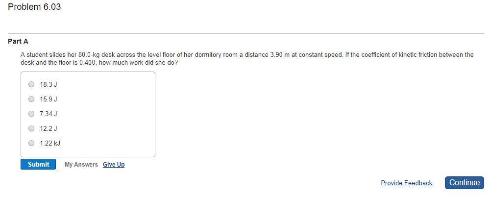 Solved Problem 6.03 Part A A student slides her 80.0-kg desk | Chegg.com
