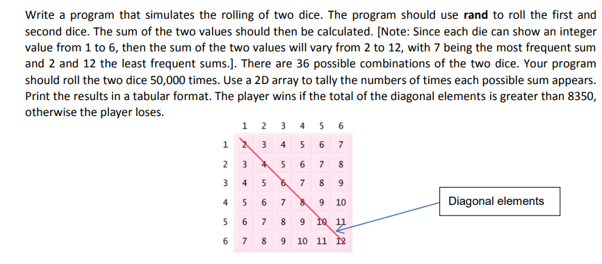 writing dice program in java using jgrasp
