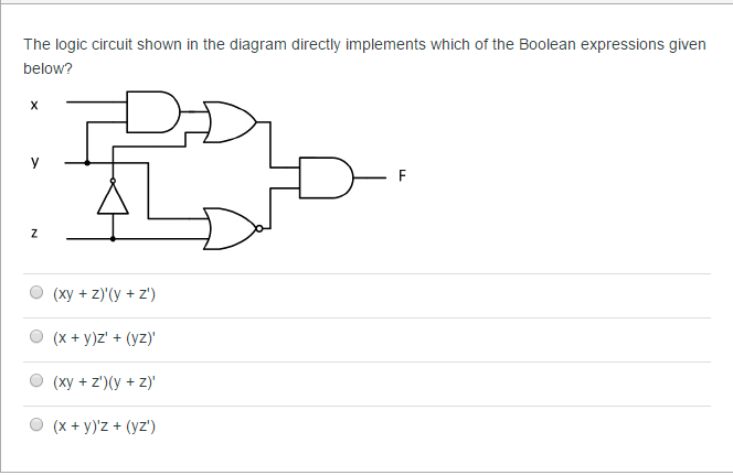 10 Given The Logic Diagram Below A Write Boolean Cheggcom Images