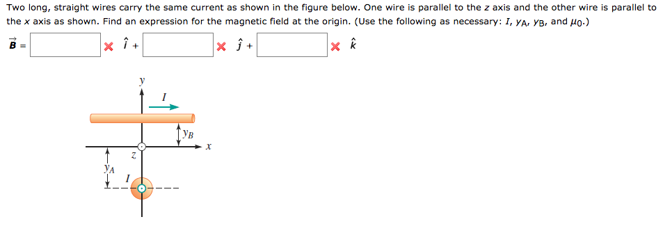 Solved Two Long, Straight Wires Carry The Same Current As 