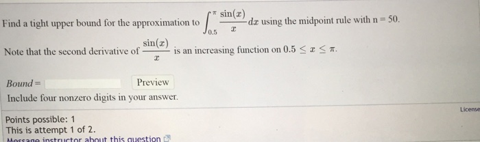 Solved Find a tight upper bound for the approximation to | Chegg.com